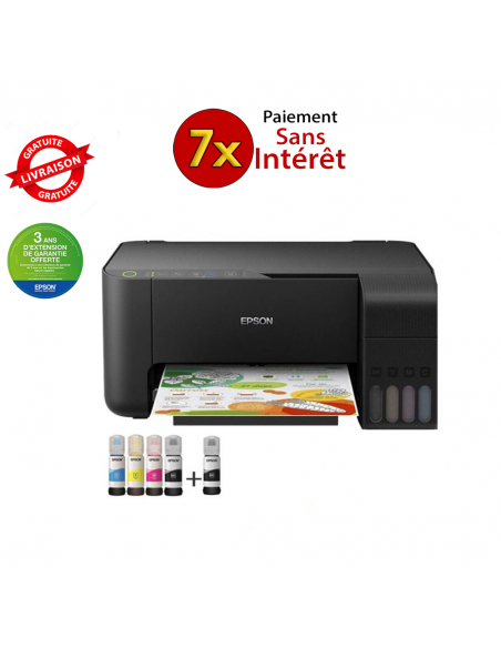 Epson L3150 prix Tunisie - Multifonction à réservoir intégré 3en1 couleur Ecotank Epson L3150 prix Tunisie - Multifonction à réservoir intégré 3en1 couleur Ecotank