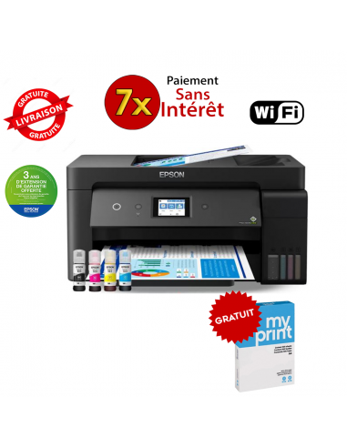 Imprimante Jet d'Encre à Réservoir Intégré EPSON ECOTANK ITS L4160 3En1 Couleur