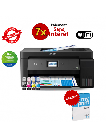 Imprimante Jet d'Encre à Réservoir Intégré EPSON ECOTANK ITS L4160 3En1 Couleur Imprimante Jet d'Encre à Réservoir Intégré EPSON ECOTANK ITS L4160 3En1 Couleur