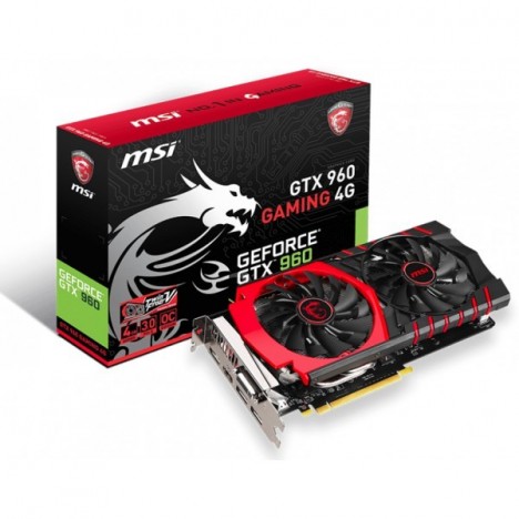 Carte Graphique MSI Nvidia GeForce GTX 960 Gaming 4 Go DDR5/OC