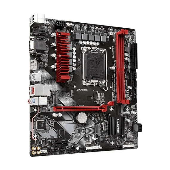 Carte mère B760M Gaming DDR4 avec connexions HDMI, D-Sub et DisplayPort