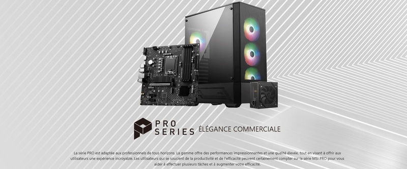 MSI PRO B760M-P DDR4 carte mère haute performance