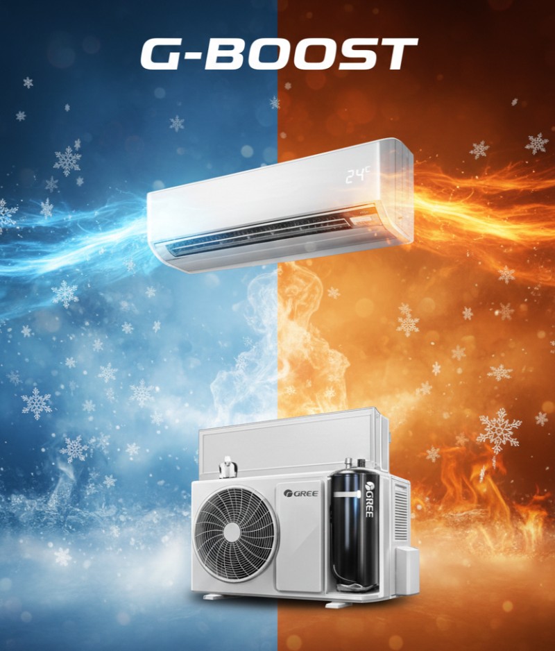 Climatiseur Gree Inverter 26000 Tropicalisé mural design moderne