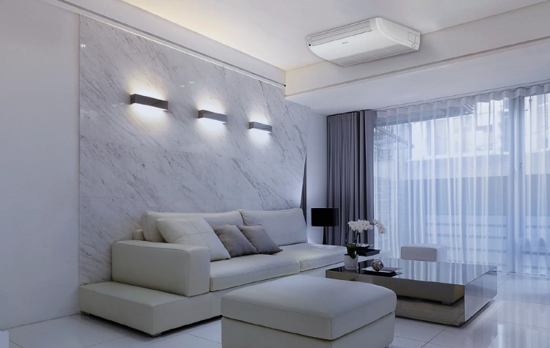 Installation facile climatiseur plafonnier 48 000 BTU GREE