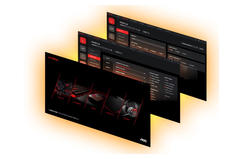 Écran PC AOC incurvé expérience gaming immersive