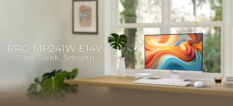 Ecran MSI PRO MP241W E14V Full HD 144Hz blanc