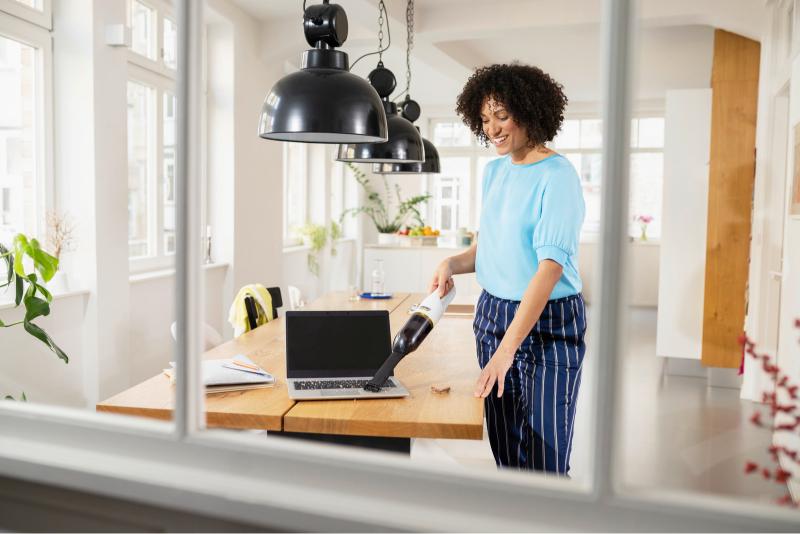 aspirateur à main KARCHER CVH2 blanc puissant et compact