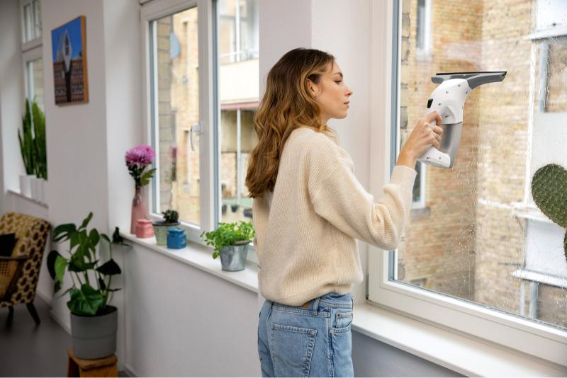 Lave-vitres Karcher WV1 portable et pratique pour la maison
