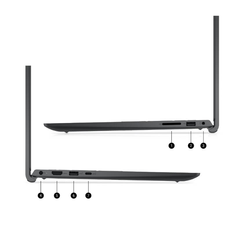 Pc Portable Dell Pro 15 Essential ports USB HDMI et audio