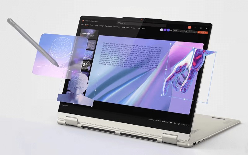 pc portable Lenovo Yoga 7 tactile 14 pouces OLED performant