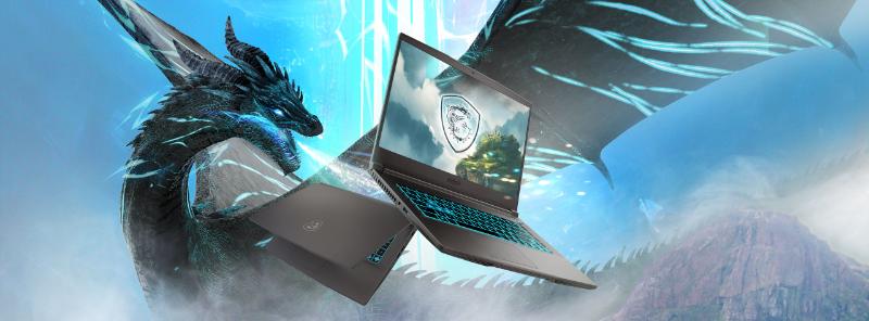 MSI Thin 15 B13UDX-3258XFR ultrafin i5 13ème Gen RTX 3050 vue avant