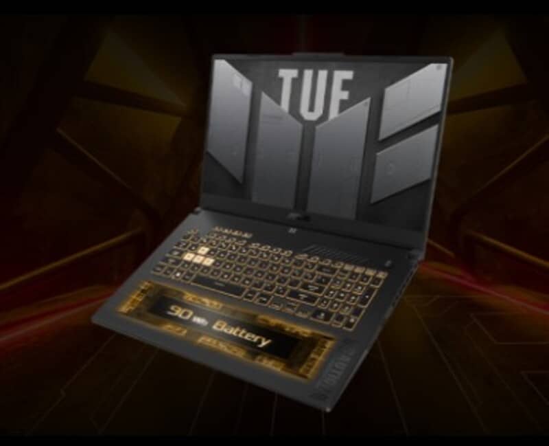ordinateur portable gaming Asus avec processeur i7 13Gén