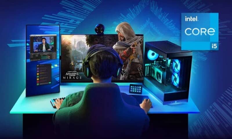 Intel Core I5 12400 CPU gaming Intel