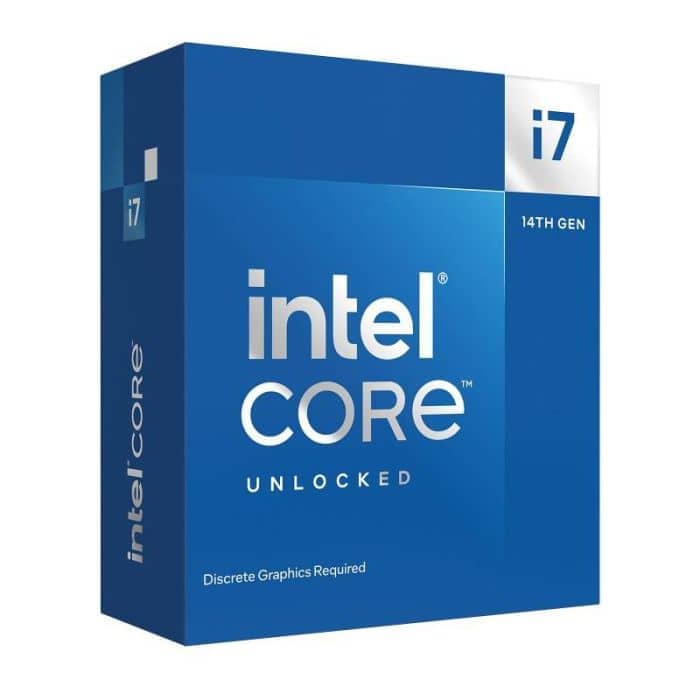 Processeur Intel Core i7-14700K BOX LGA 1700 pour gaming et performance