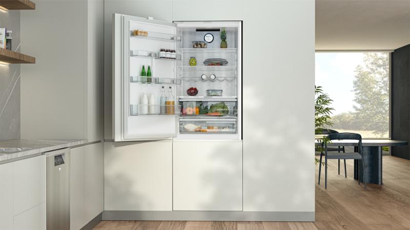 frigo Beko RDNE56WW intérieur spacieux LED moderne