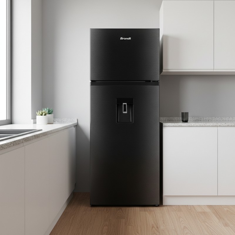 Réfrigérateur BRANDT BD6010NWB 600 litres design moderne noir