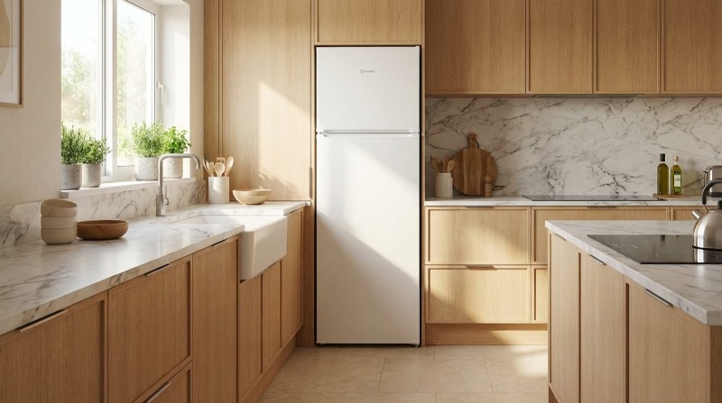 Réfrigérateur INDESIT INDSE300M10W 300 litres blanc frontal