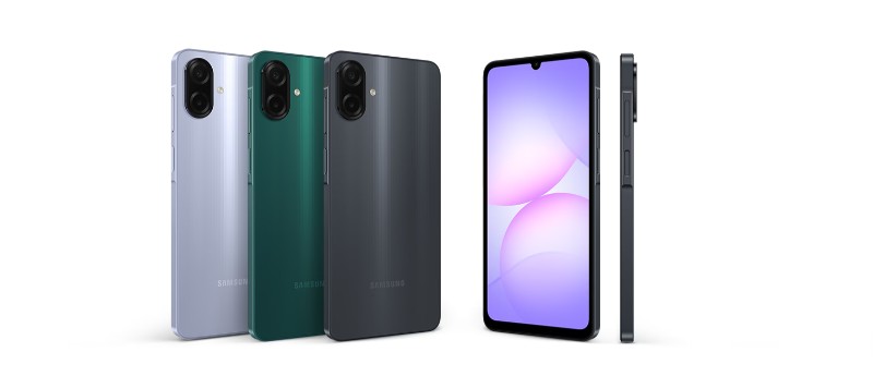 Samsung Galaxy A07 4G 4Go 64Go Vert vue avant smartphone
