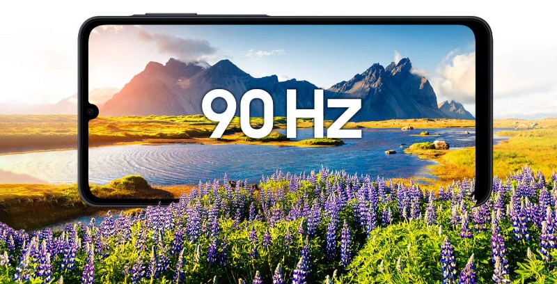 Écran 6,7 pouces HD du Samsung A07 TA Noir
