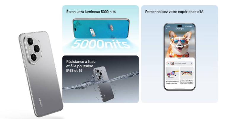 Écran AMOLED Honor 400 Lite 5G pour mobile performant