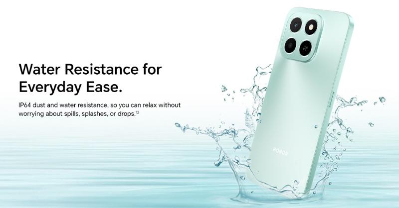 Honor X6C caméra principale 50 MP et caméra frontale 5 MP