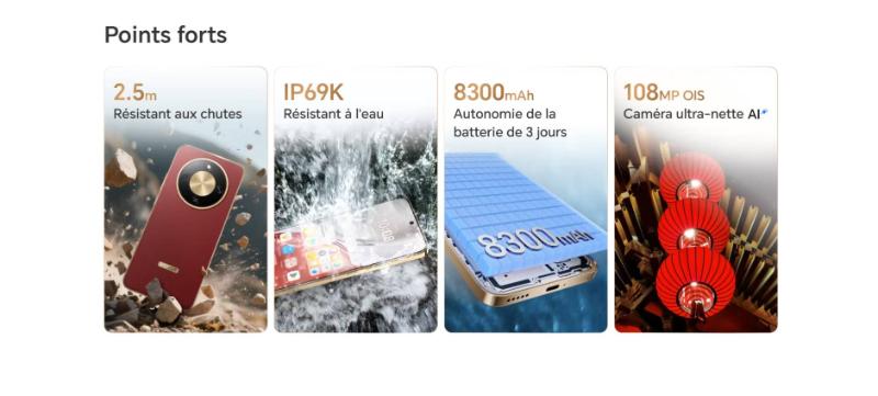 Honor X9d performances fluides et rapide 5G