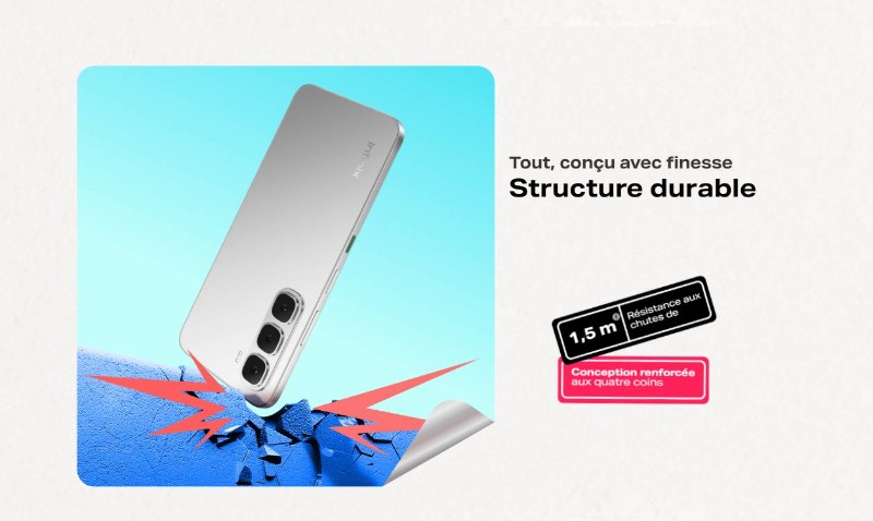 Smartphone Infinix HOT 60i caméra 50MP photos de qualité