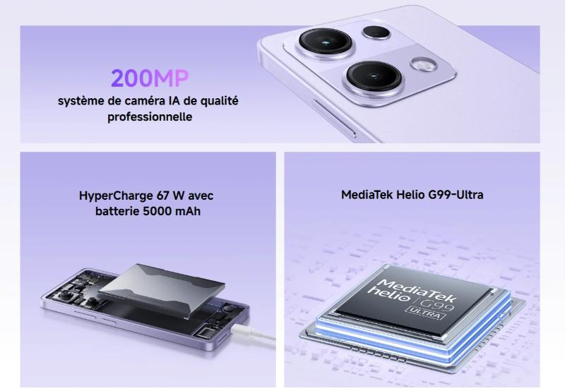 Redmi Note 14S fiche technique
