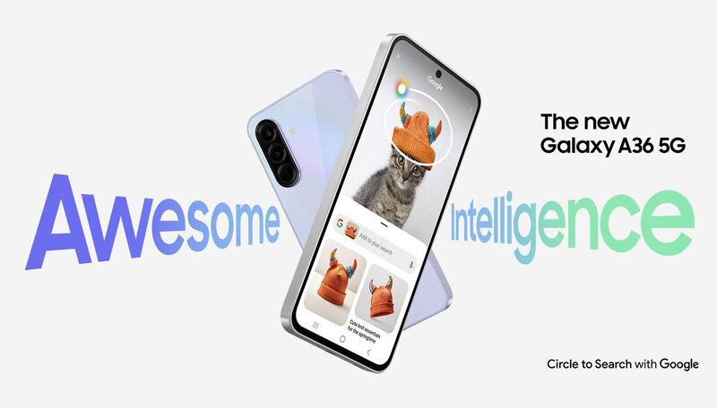 Samsung Galaxy A36 5G écran Super AMOLED Lime