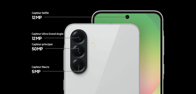Samsung Galaxy A56 12Go 256Go avec caméra triple 50MP