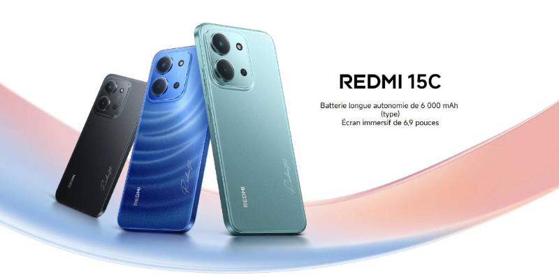 Smartphone XIAOMI Redmi 15C 4Go 128Go Orange Twilight vue avant