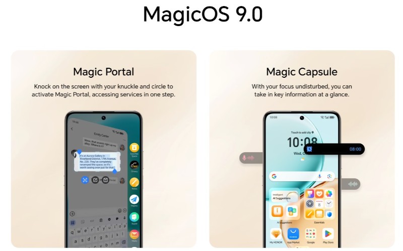 Smartphone HONOR X7D 5G connectivité 5G et WiFi