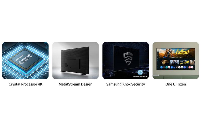 Smart TV Samsung 85 pouces avec interface Smart Hub et UHD 4K