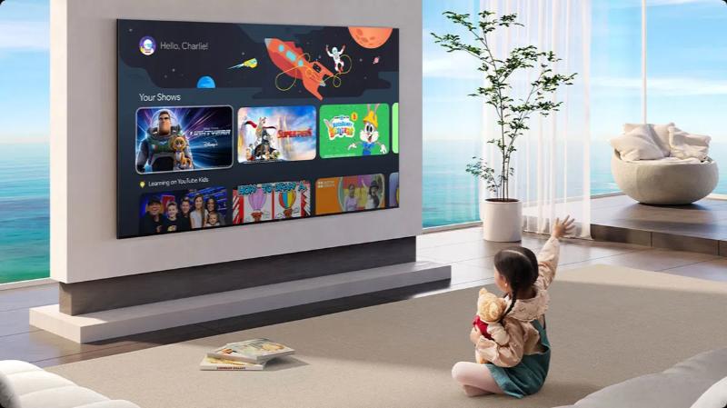 écran Mini LED 75 pouces Google TV TCL