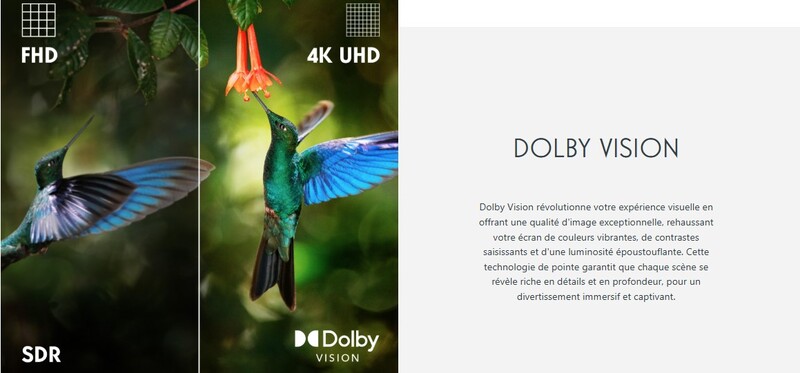TV Google 4K Thomson QLED 50 pouces