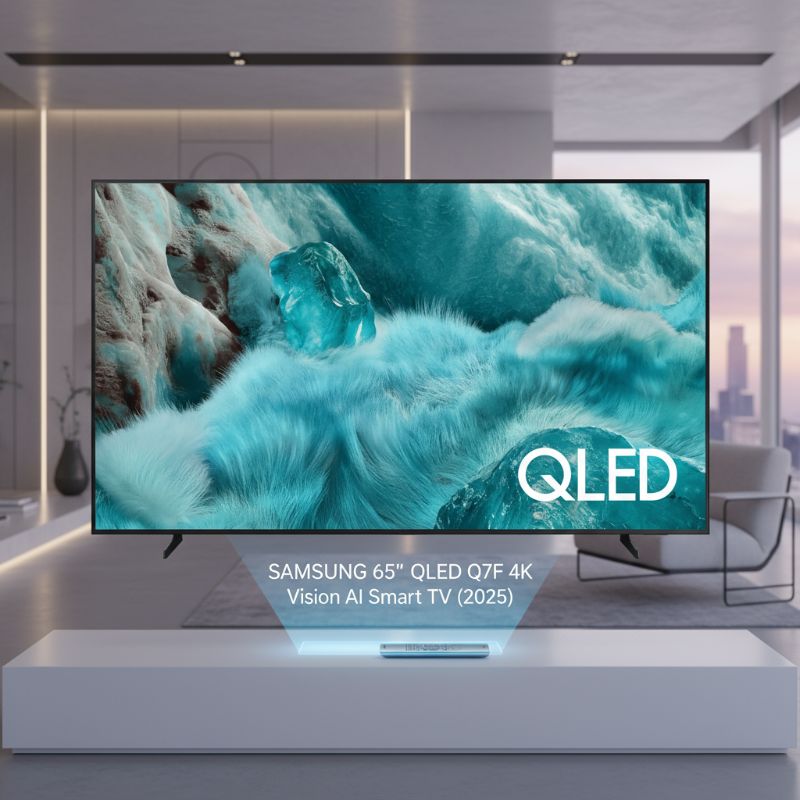 Tv SAMSUNG 65'' QLED Q7F 4K Vision AI Smart TV salon moderne