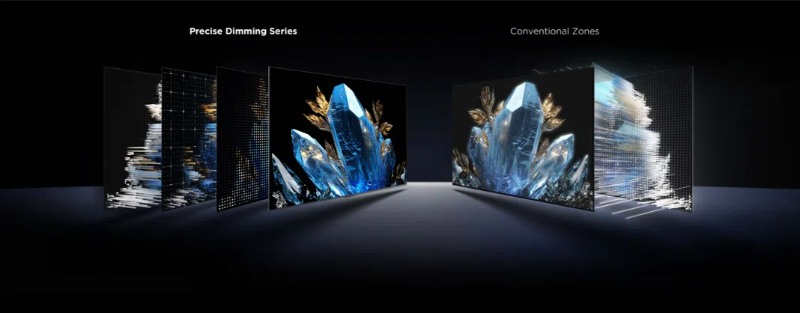 Téléviseur QLED MINI LED TCL 85 pouces design élégant