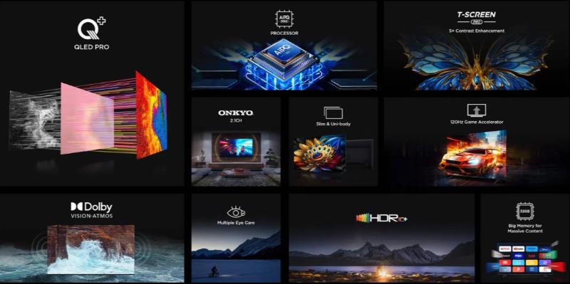 TV TCL Dolby Vision avec Assistant Google et commande vocale mains libres