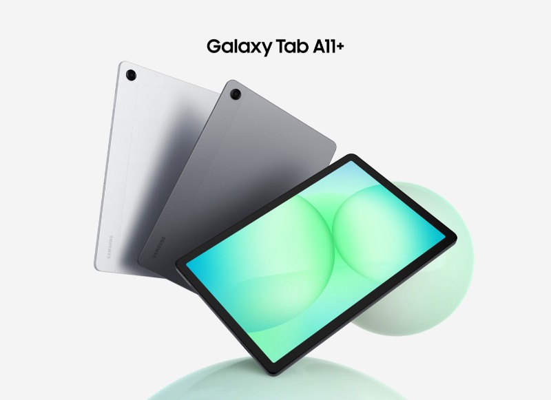 Samsung Galaxy Tab A11+ Silver 11 pouces vue avant