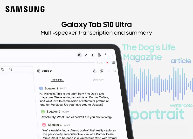 Écran large tablette Samsung 14.6 pouces Super AMOLED