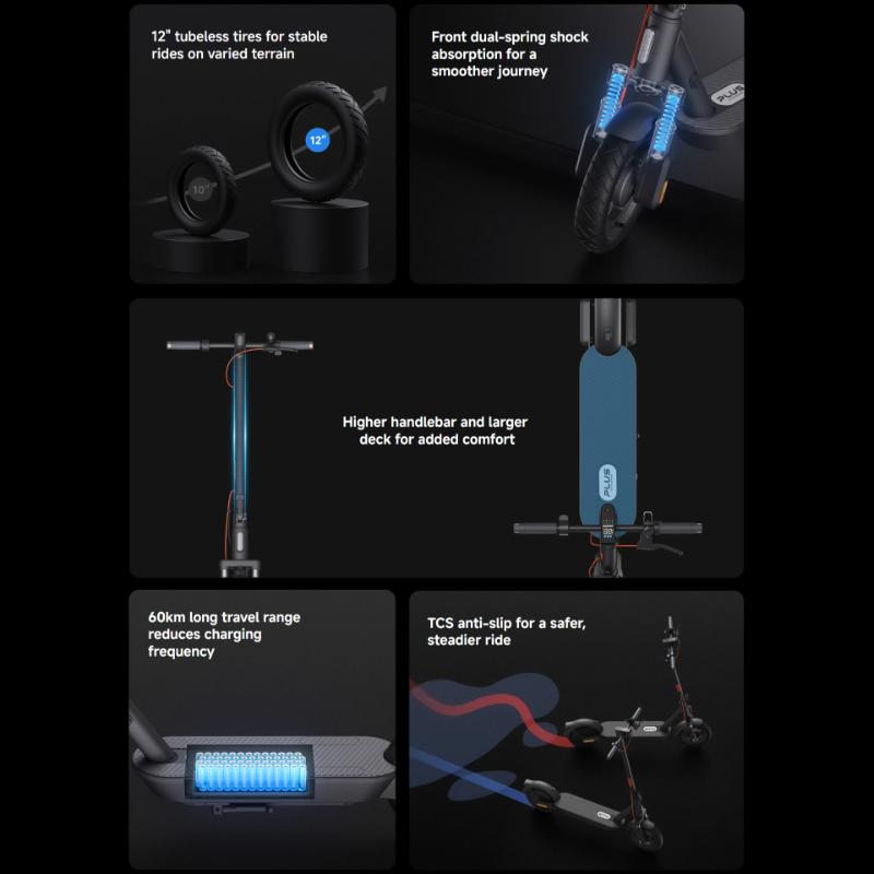 Trottinette Xiaomi 5 Plus avec siège confort urbain