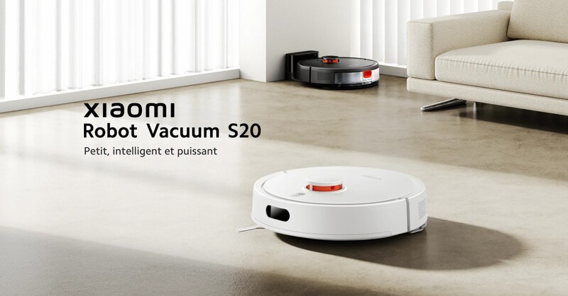 Robot Aspirateur Xiaomi S20 Black en Tunisie