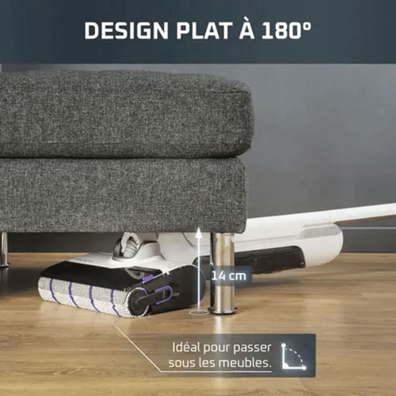 Aspirateur balai sans fil ROWENTA batterie longue durée et écran LED