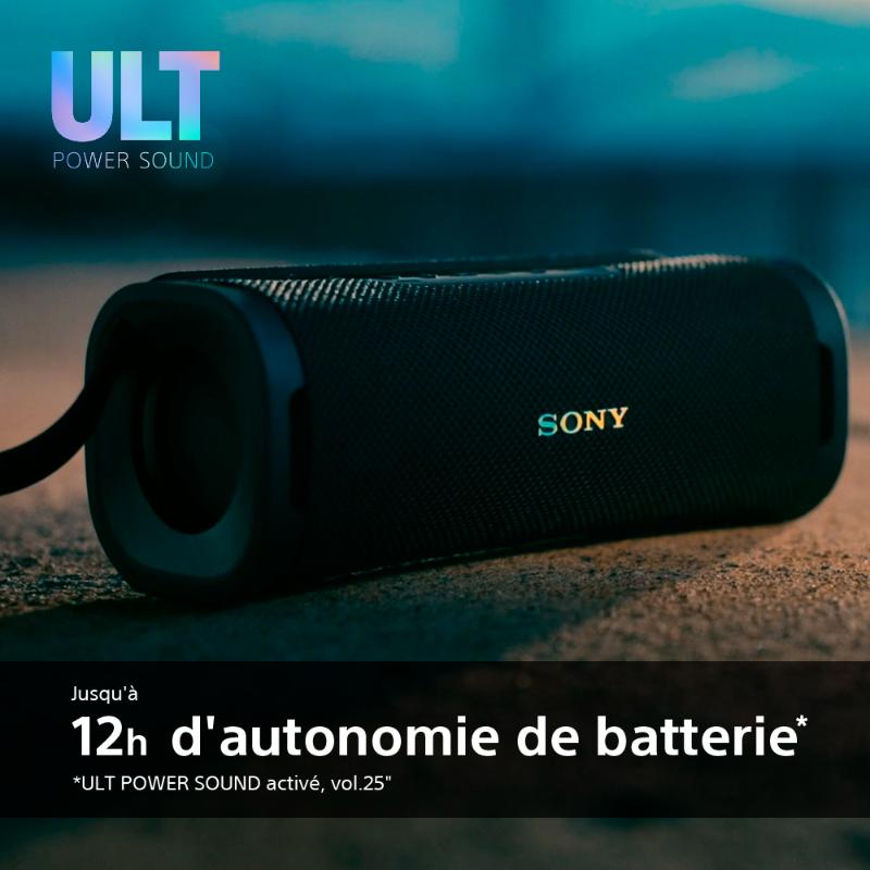 Haut-parleur Bluetooth portable Sony autonomie 12h