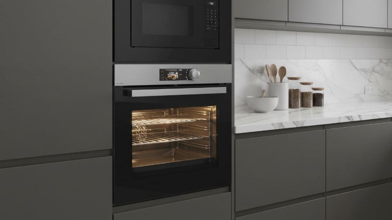 Four encastrable De Dietrich noir 73L vue frontale