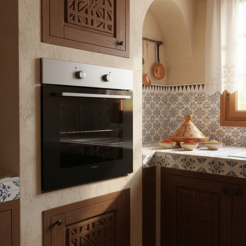 Four électrique PREMIUM AF6050.X01 design moderne encastrable 60 cm