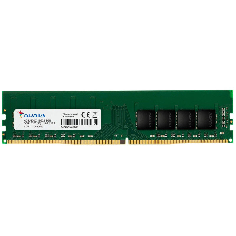 Barrette Mémoire ADATA 16Go DDR4 3200 MHz Pour PC Portable (AD4U320016G22-RGN)