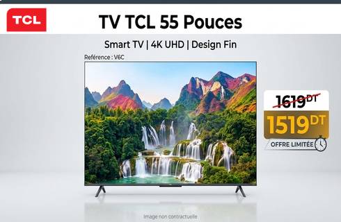 TV TCL 55'' Smart V6C UHD 4K