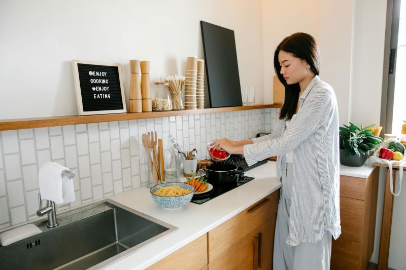 Cook Eat Faitout 20 cm, Poêles et casseroles à poignée fixe inox