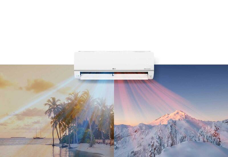 Climatiseur LG 12000 Btu Inverter DualCool Chaud-Froid